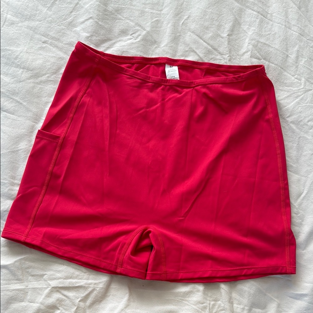 Vibrant pink Athletic Skort